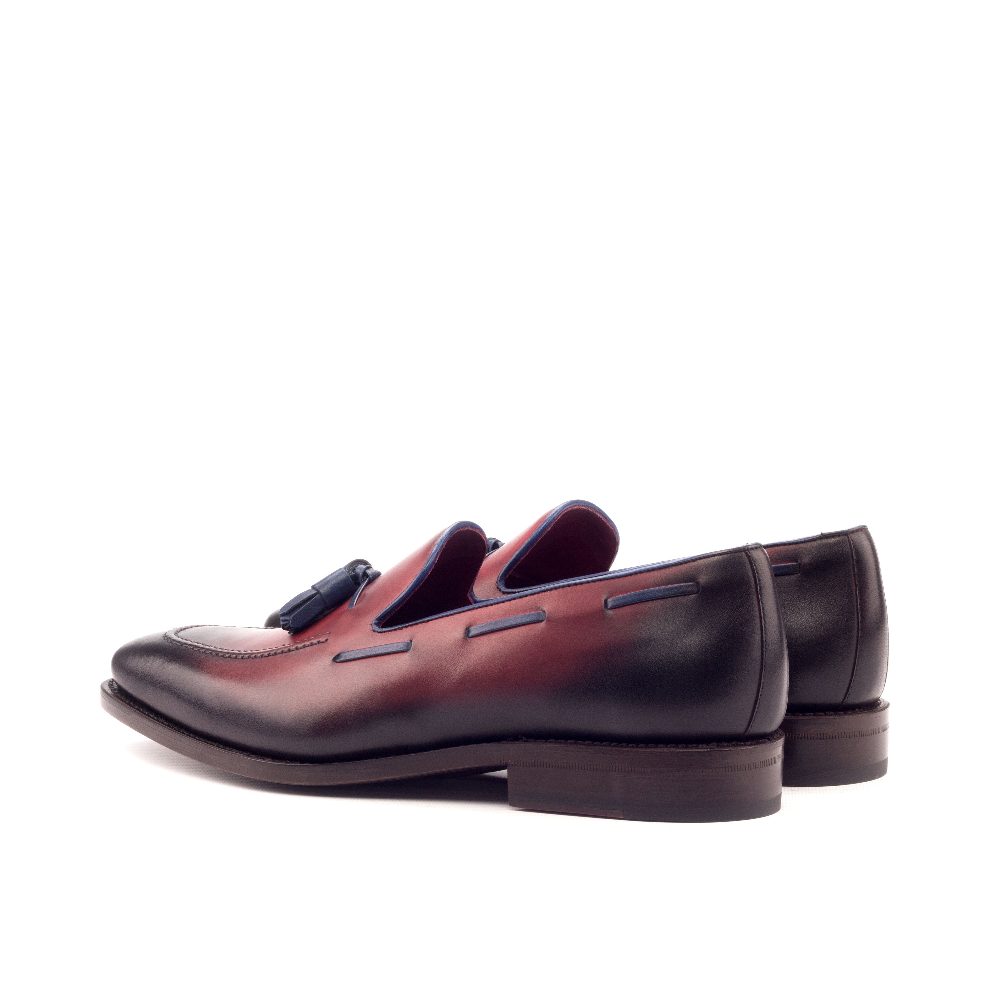 Manoli - Oxblood tassel leather Loafers for men
