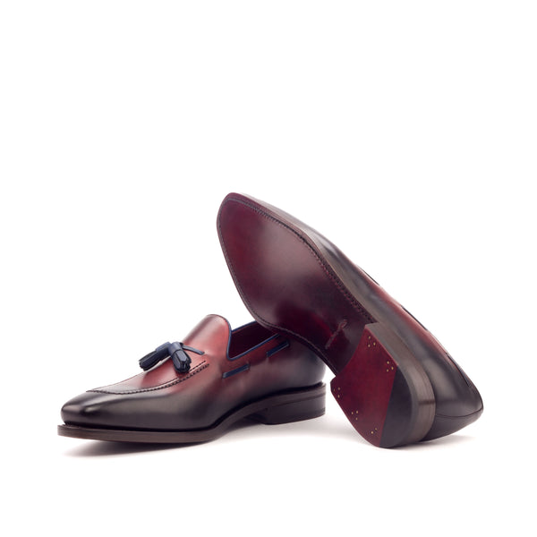 Manoli - Oxblood tassel leather Loafers for men