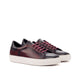 Dimaro -  Burgundy Men's Hand-Painted Italian Dress Sneakers
