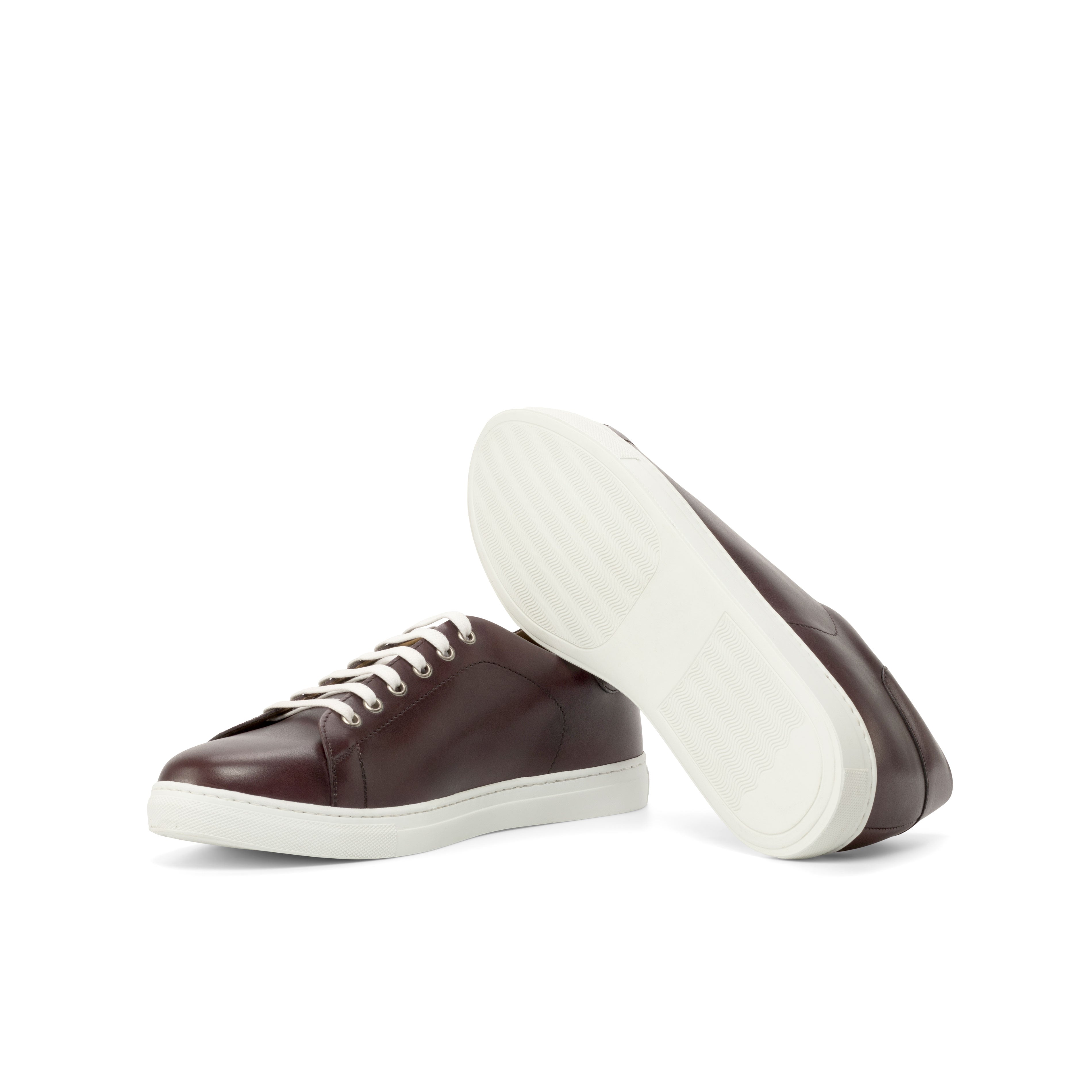 Dimaro -  Burgundy Men's Italian Dress Sneakers