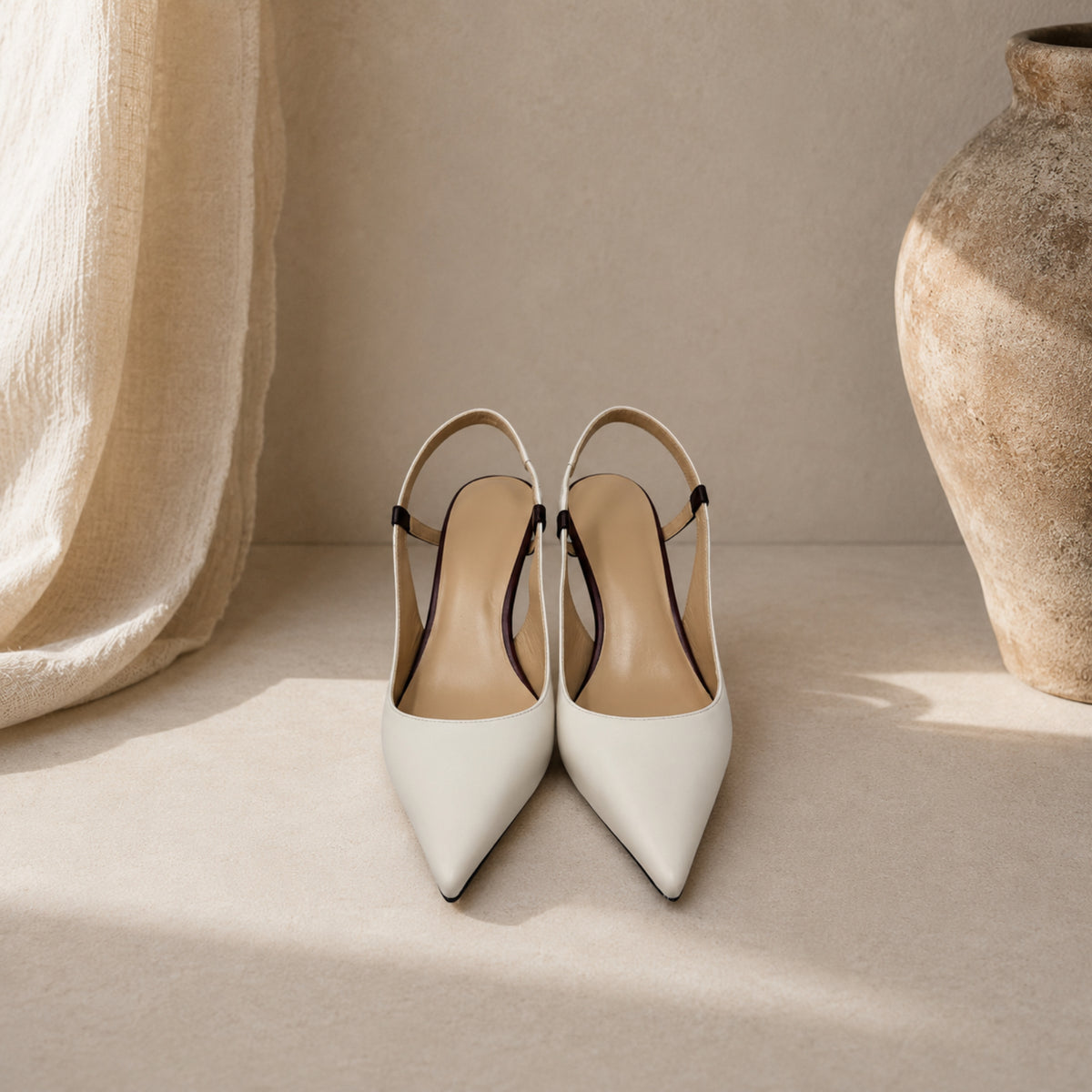 Verique suede slingback pumps for women, view 2 of 3