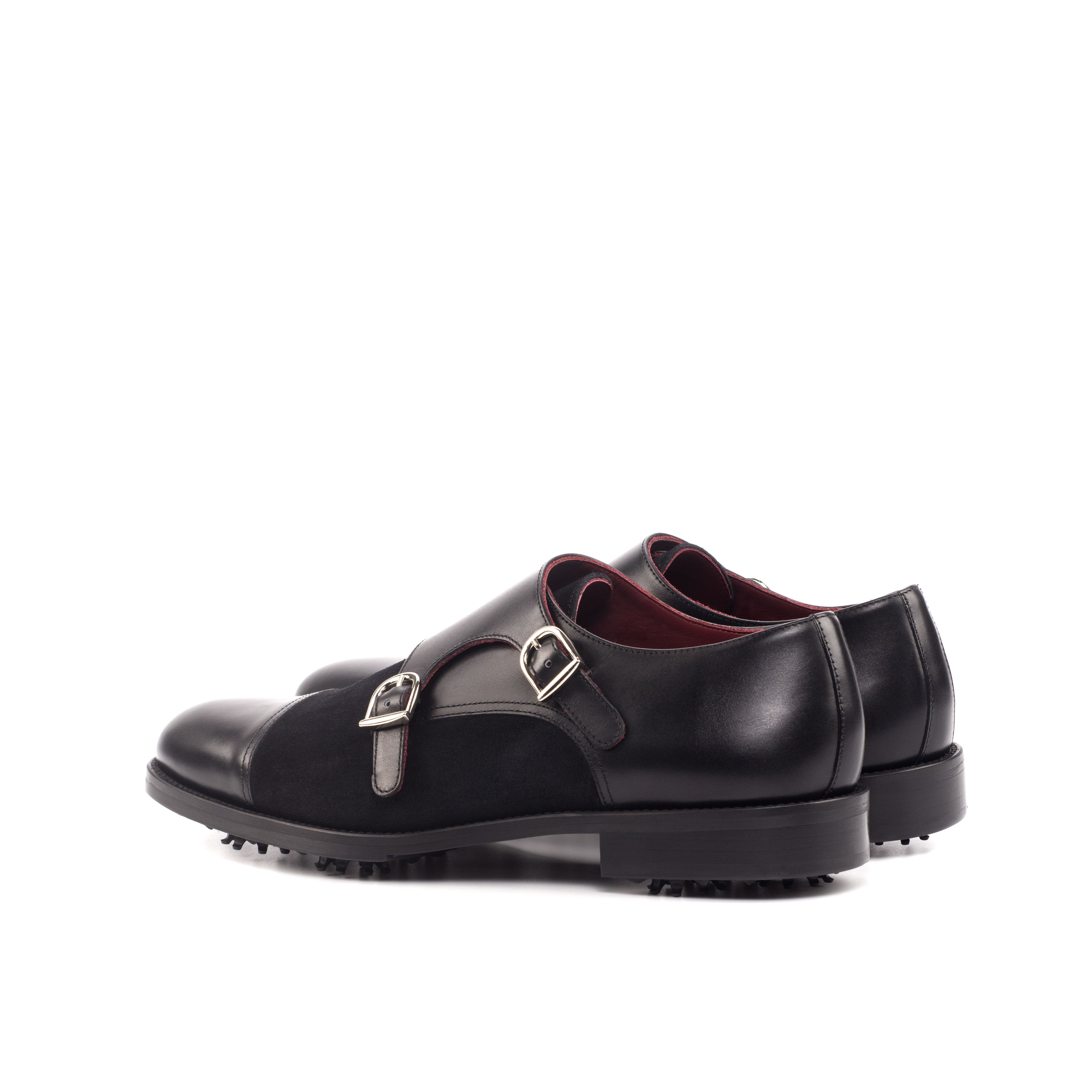 Doravia - leather monk strap golf shoes