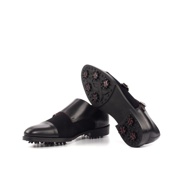 Doravia - leather monk strap golf shoes