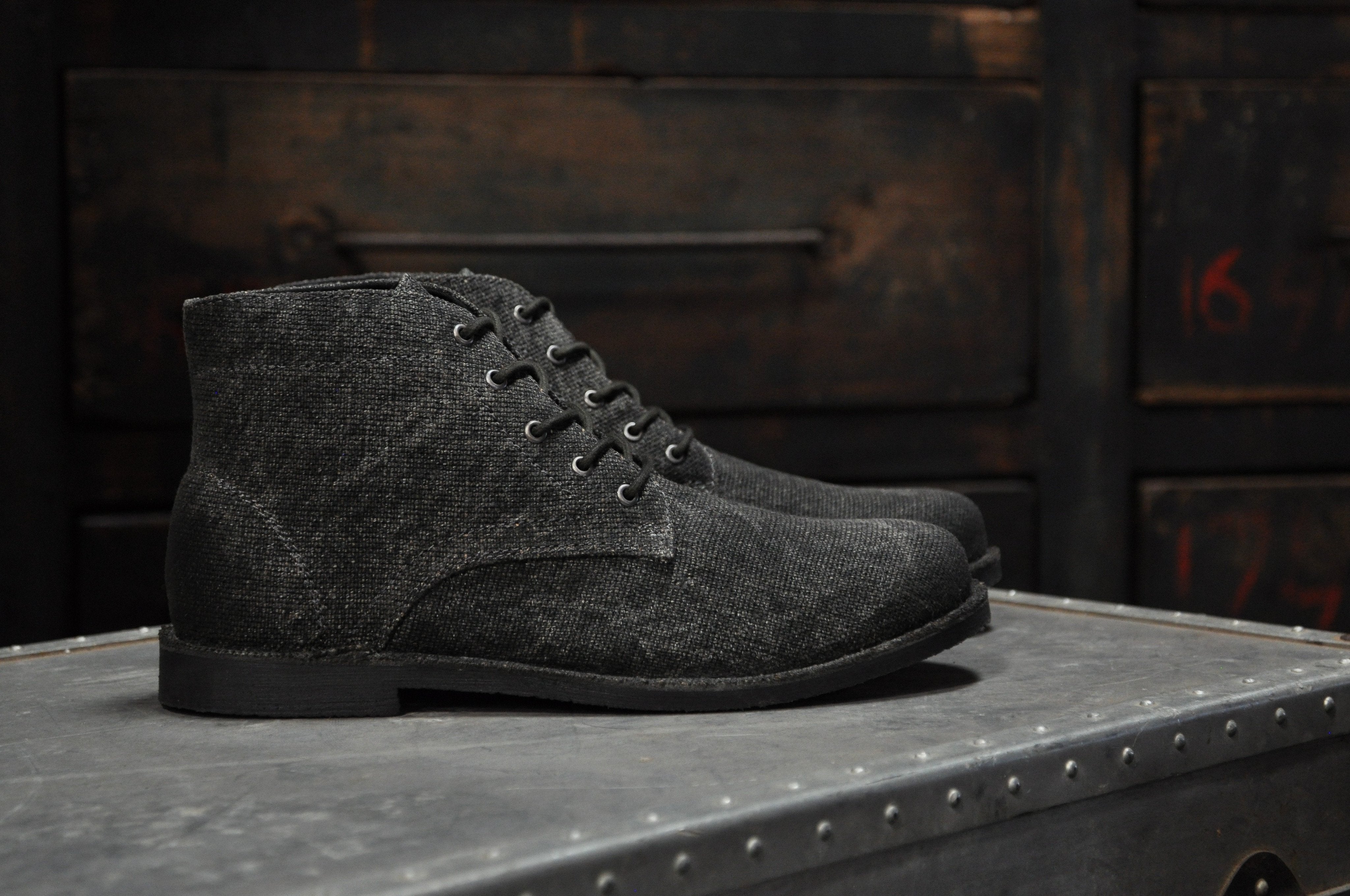 The Grover-Vegan | Charcoal Men's Boots