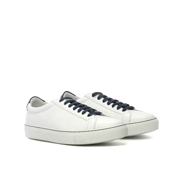 Volare -  White Men's Italian Leather Dress Sneakers