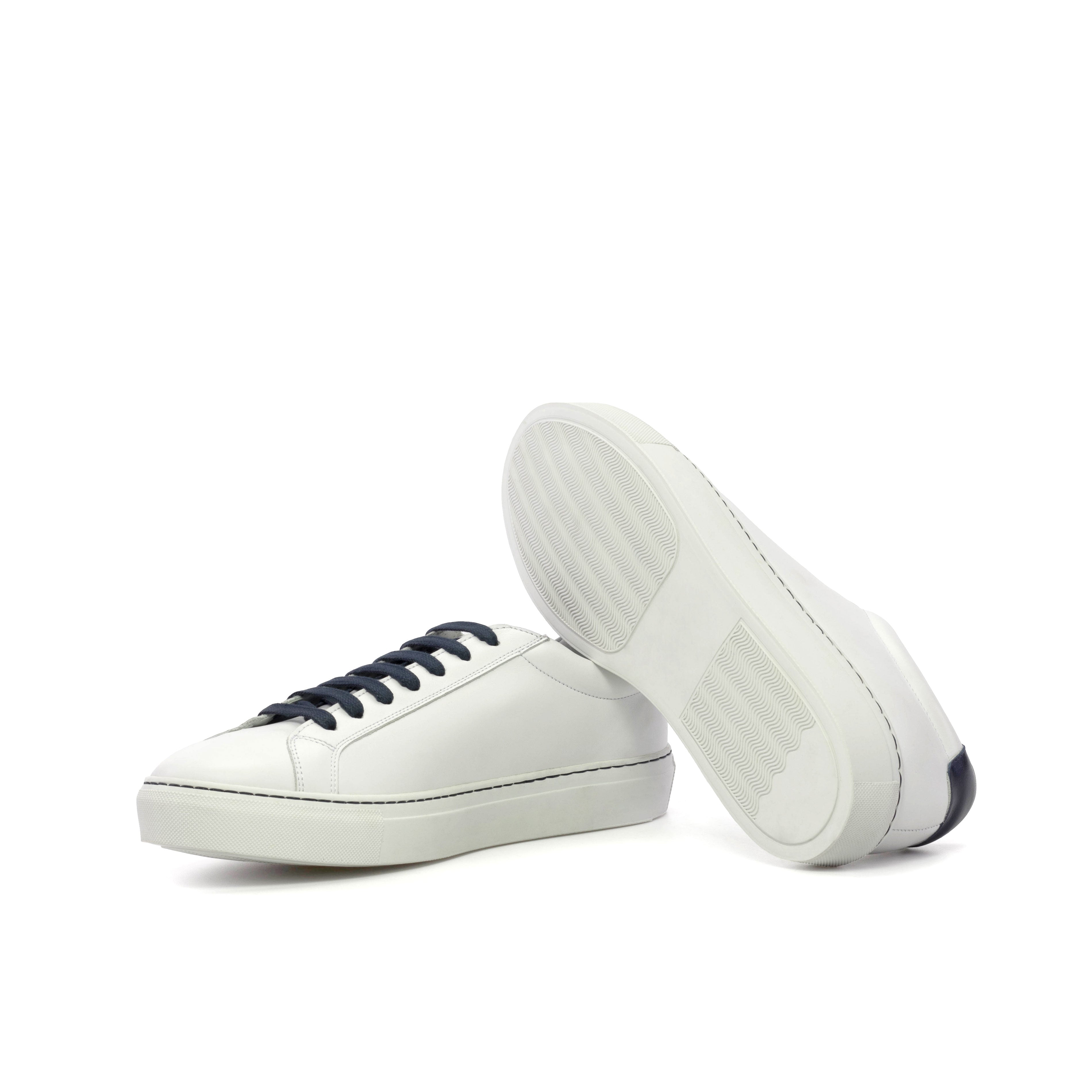 Volare -  White Men's Italian Leather Dress Sneakers