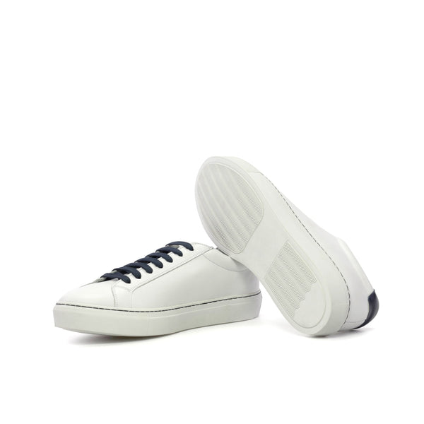 Volare -  White Men's Italian Leather Dress Sneakers