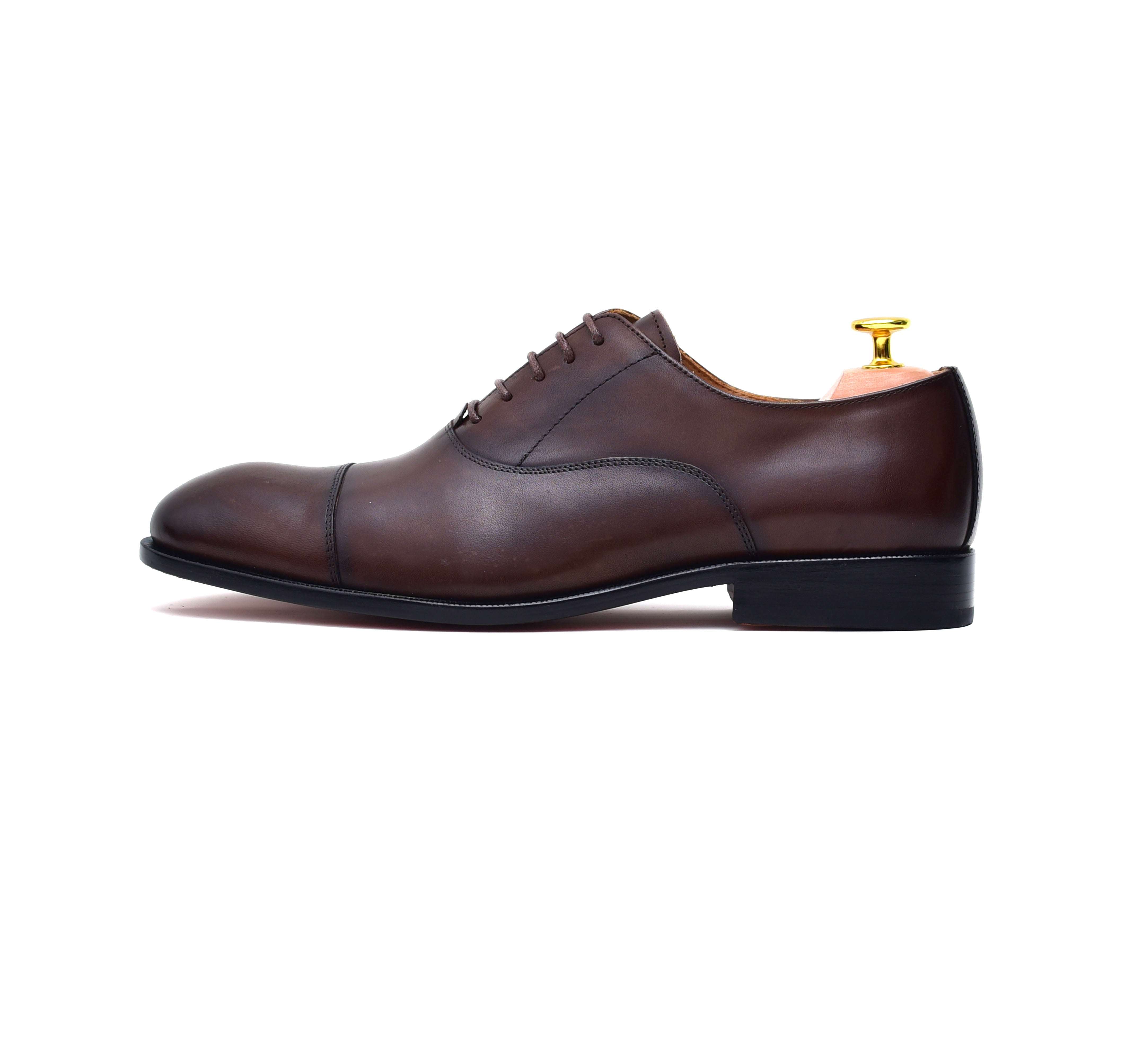 Henry - Brown Lace Up Shoes-3