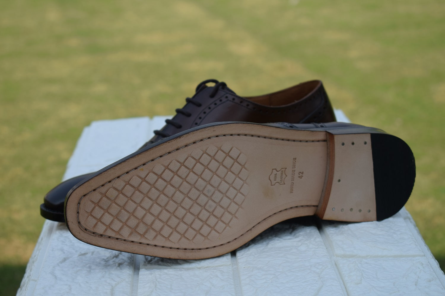 Oxford Handmade Leather Brogue Shoes