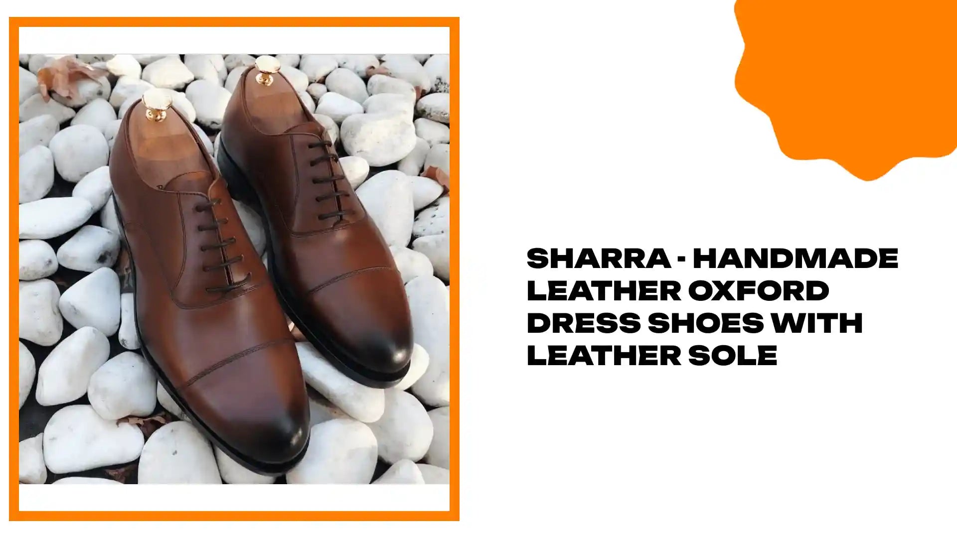 Sharra - Handmade Leather Oxford dress shoes with Leather Sole by@Outfy