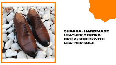 Sharra - Handmade Leather Oxford dress shoes with Leather Sole by@Outfy