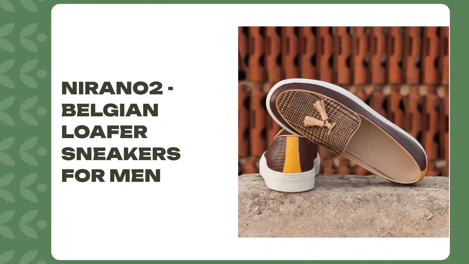 Nirano2 - Belgian Loafer Sneakers for men by@Outfy
