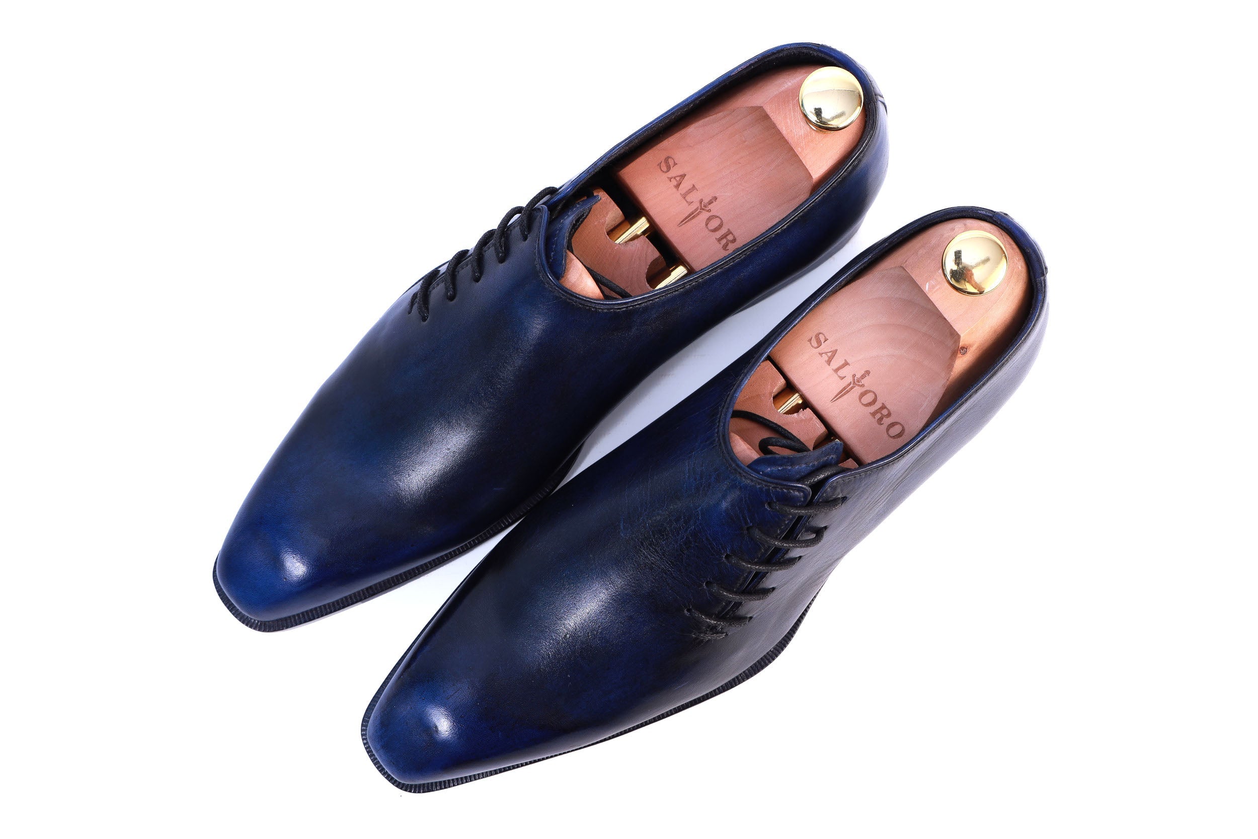 Tyler- Navy Whole cut Oxfords-0