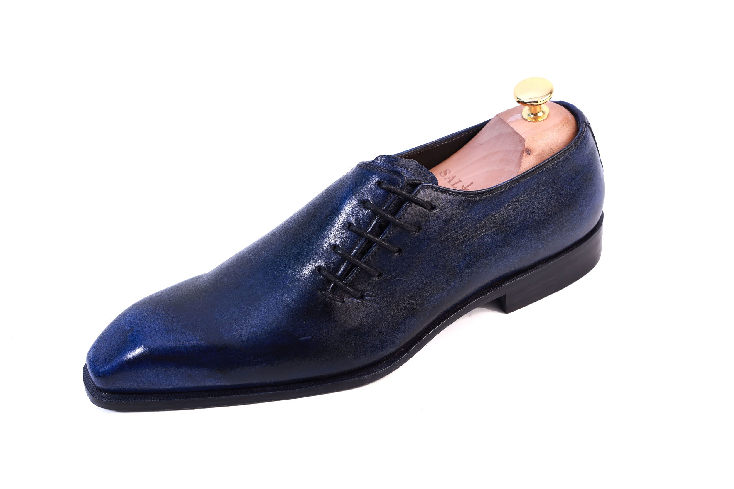 Tyler- Navy Whole cut Oxfords-3