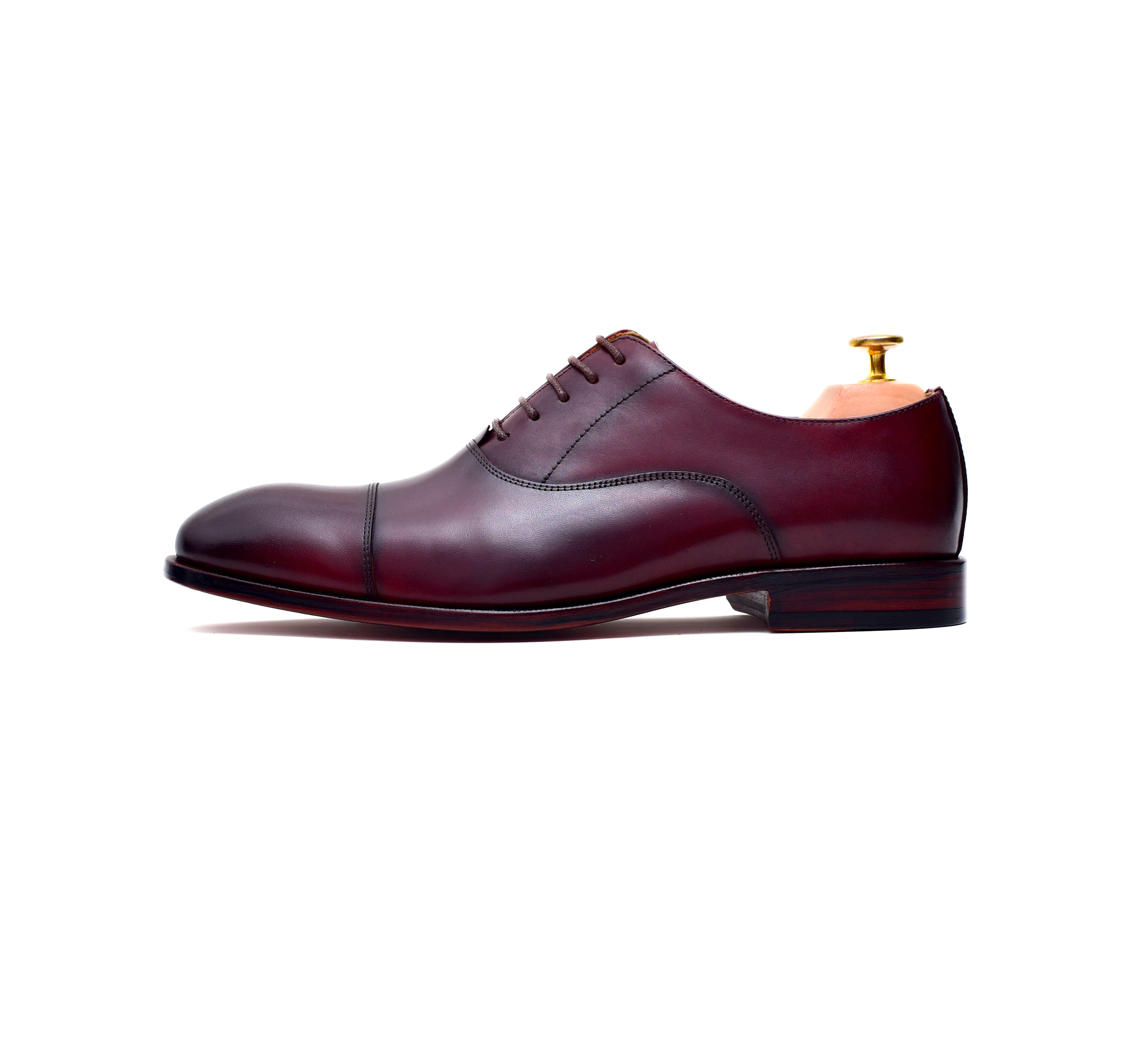 Henry - Oxblood Lace Up Shoes-4