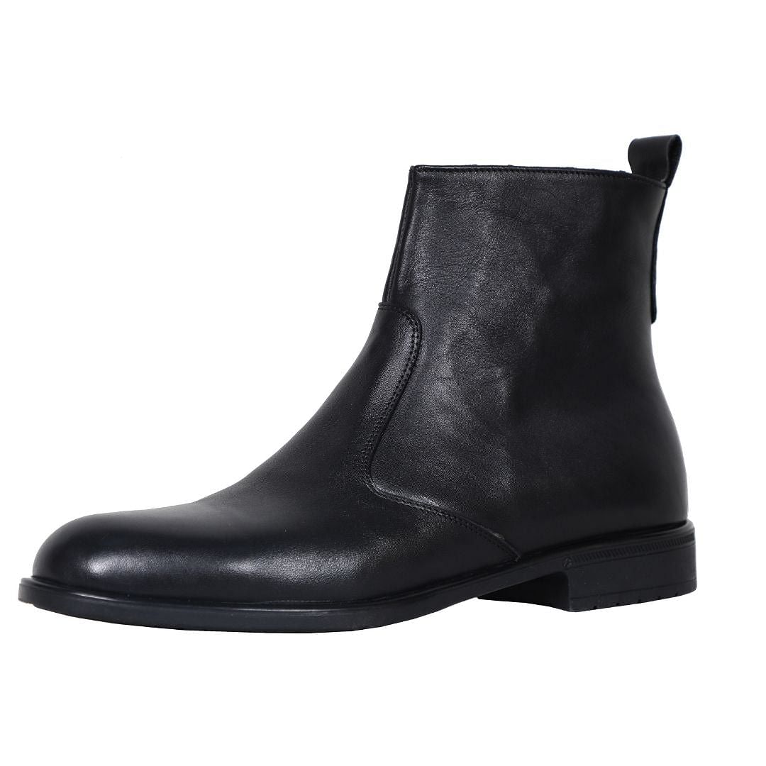 The Chiaru - Genuine Leather Dress Boots For Men Signature (Zipped)